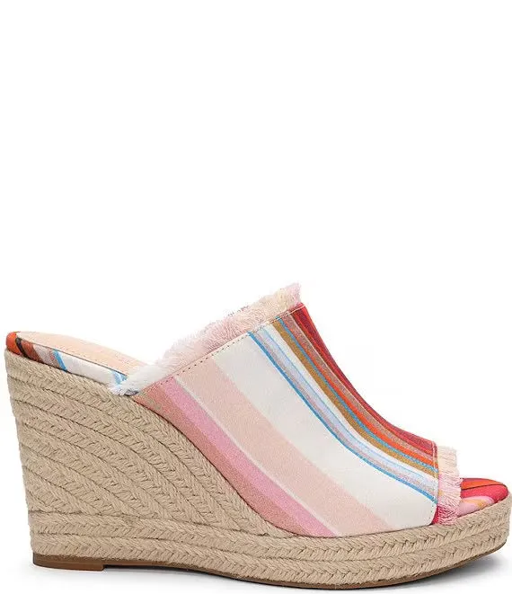 Hollywood Berry Blossom Espadrille Wedge Sandals - Liverpool Los Angeles Style 20449422