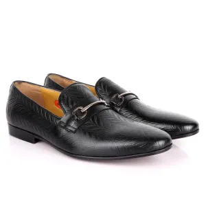 John Foster Chain Designed Plain Men's Shoes