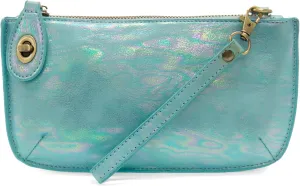 Joy Susan Women's Fashion Purse Holographic Mini Crossbody Wristlet Clutch -