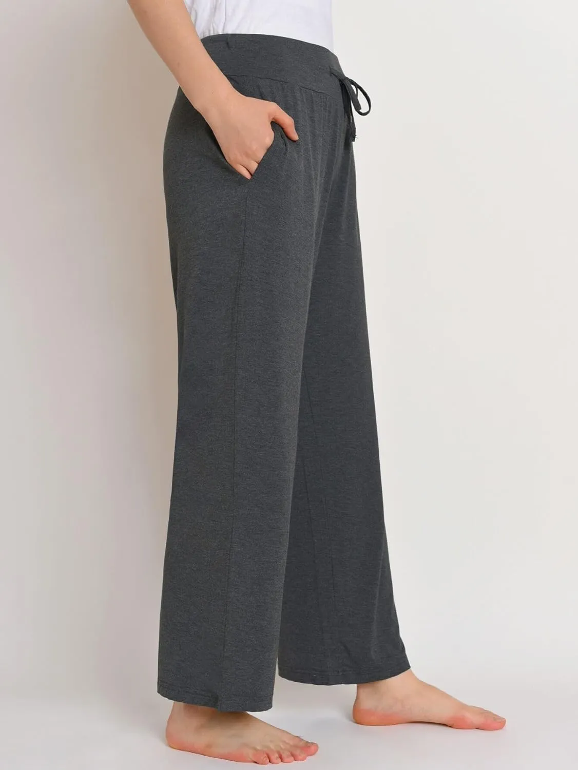 Latuza Women's Petite Length Lounge Pants Loose Fit Petite PJ Pants