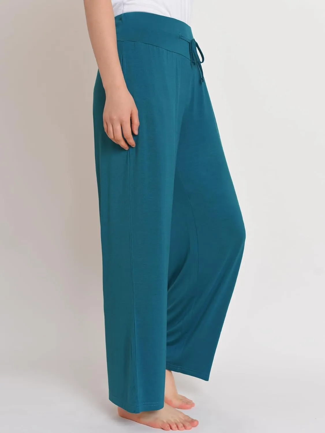 Latuza Women's Petite Length Lounge Pants Loose Fit Petite PJ Pants
