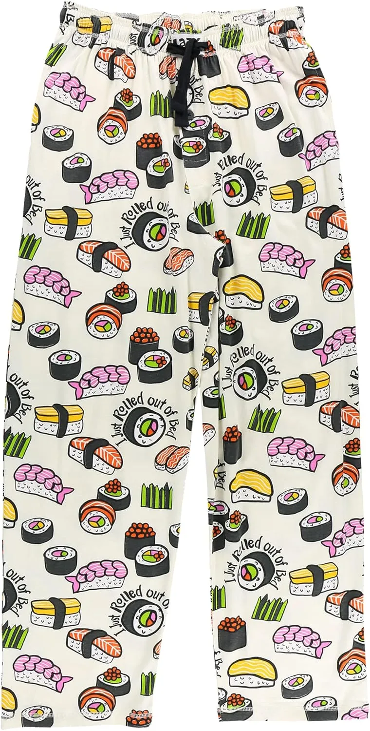Lazy One Funny Ocean Pajama Pants For Men, Men's Separate Bottoms, Lounge Pants, Fishing PJs