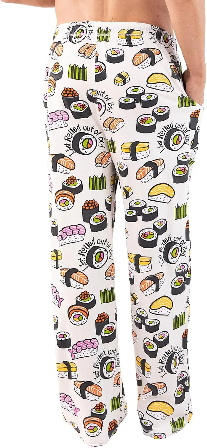 Lazy One Funny Ocean Pajama Pants For Men, Men's Separate Bottoms, Lounge Pants, Fishing PJs