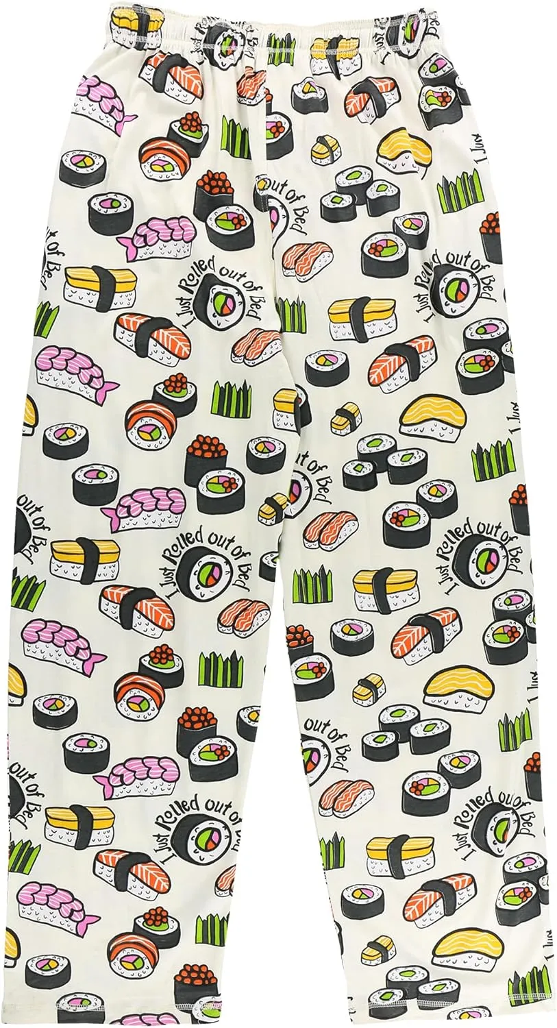 Lazy One Funny Ocean Pajama Pants For Men, Men's Separate Bottoms, Lounge Pants, Fishing PJs