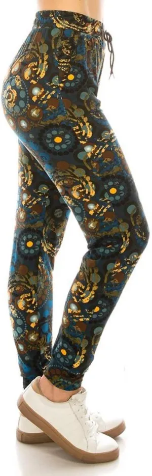Leggings Depot Premium Women's Joggers Popular Print High Waist Track Pants (S-XL) BAT5