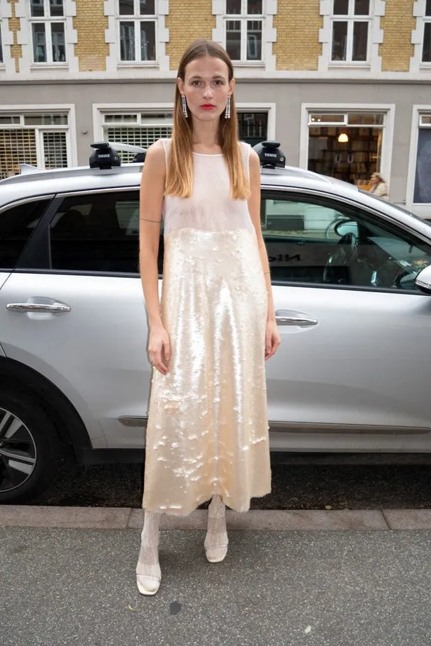 Lilah Sequin Midi Dress