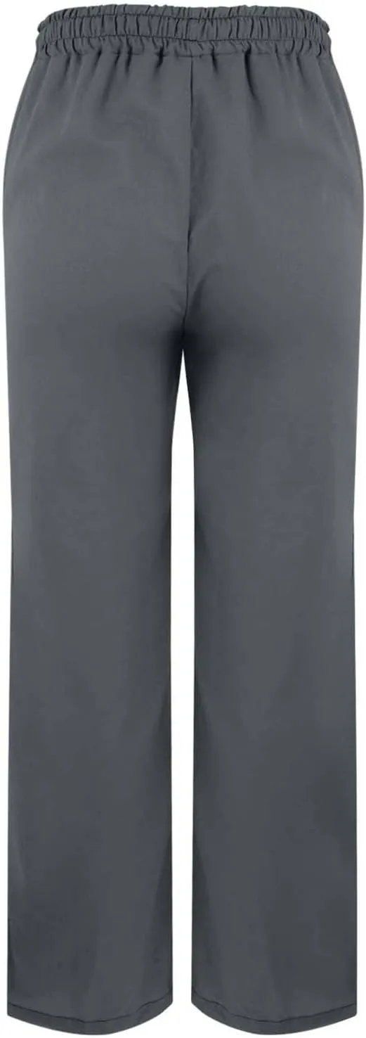 Linen Pants for Women Summer High Waist Elastic Straight Leg Lounge Pant Casual Loose Lightweight Beach Trousers 2025