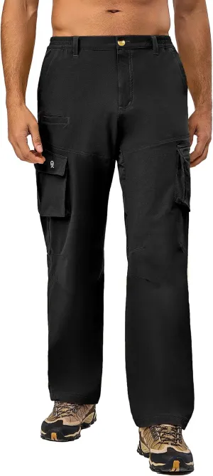 Little Donkey Andy Men's Quick Dry UPF 50  Cargo Pants, Stretch Lightweight Outdoor Hiking Pants