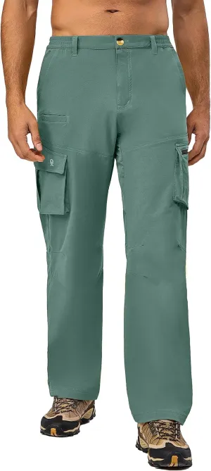 Little Donkey Andy Men's Quick Dry UPF 50  Cargo Pants, Stretch Lightweight Outdoor Hiking Pants