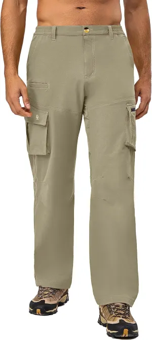 Little Donkey Andy Men's Quick Dry UPF 50  Cargo Pants, Stretch Lightweight Outdoor Hiking Pants