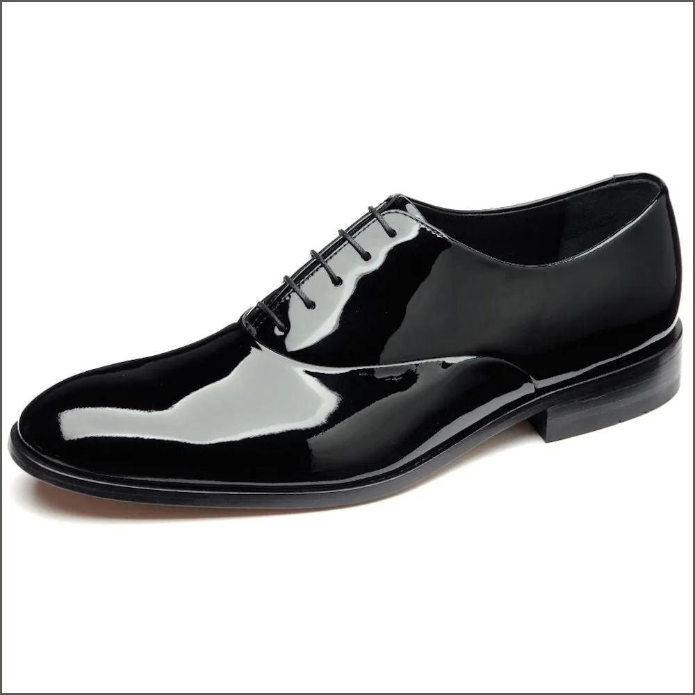 Loake Patent Black Leather Dress Shoe--