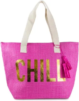 Magid Chill Insulated Oversized Cooler Tote Beach Bag (Pink)