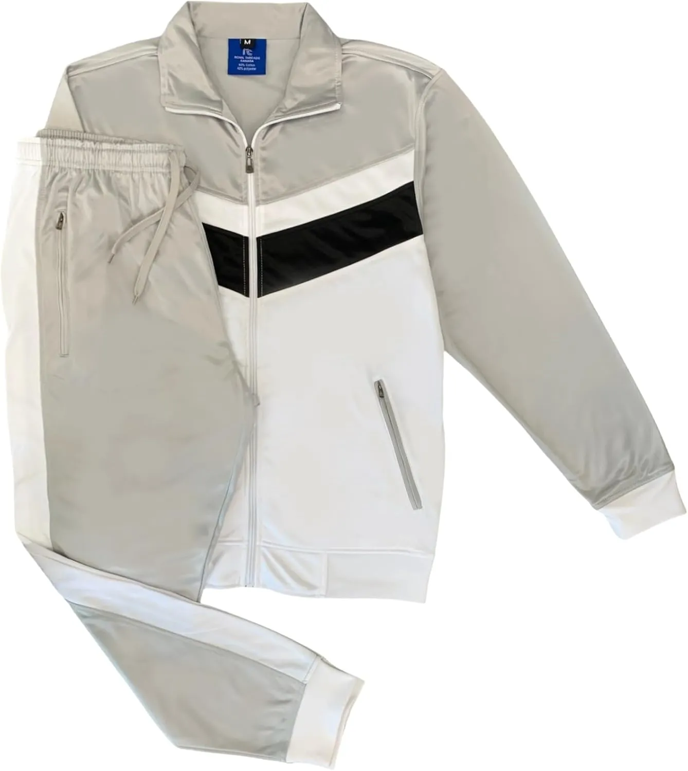 Men's Active Daily wear Tracksuit Jogger Track Jacket & Track Pants Jogging Suit
