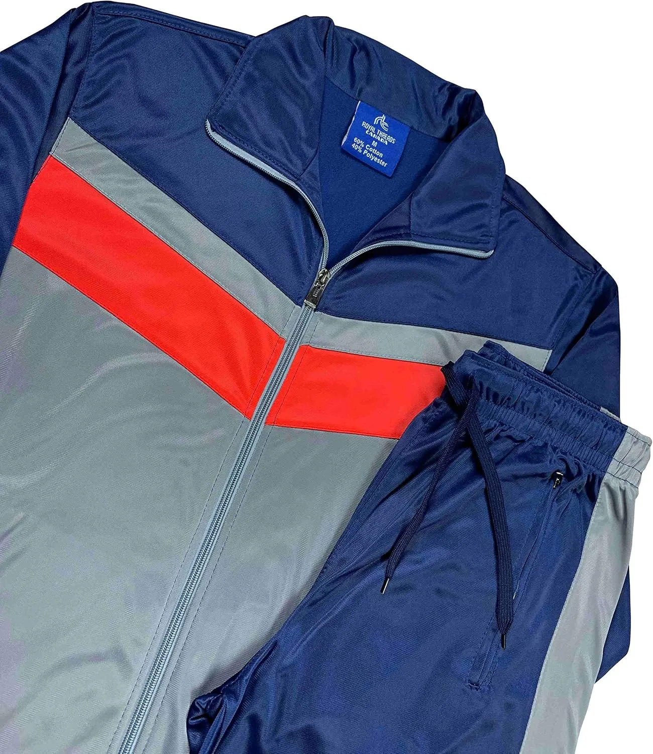 Men's Active Daily wear Tracksuit Jogger Track Jacket & Track Pants Jogging Suit