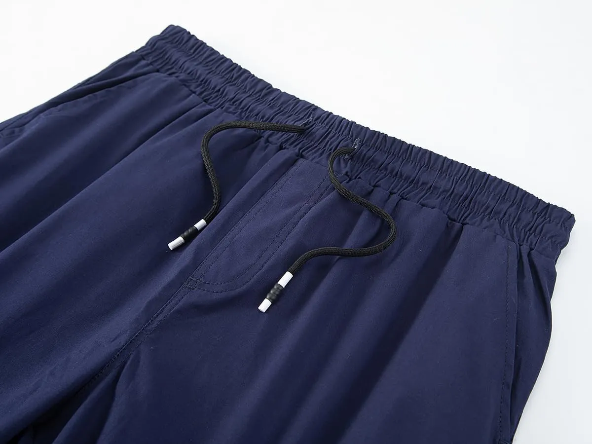 Mens Casual Twill Cargo Shorts Cotton Drawstring Classic Cargo Stretch Short with 6 Pockets