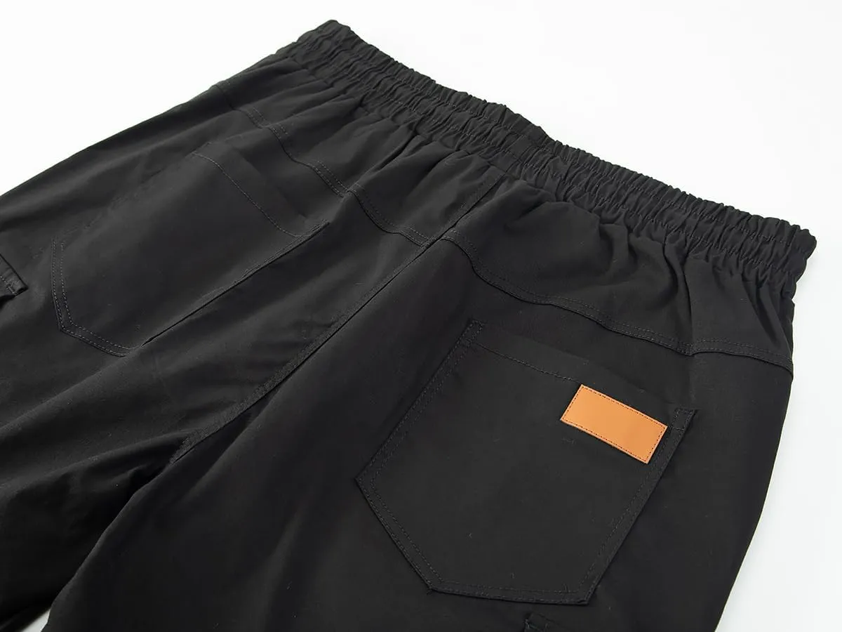 Mens Casual Twill Cargo Shorts Cotton Drawstring Classic Cargo Stretch Short with 6 Pockets