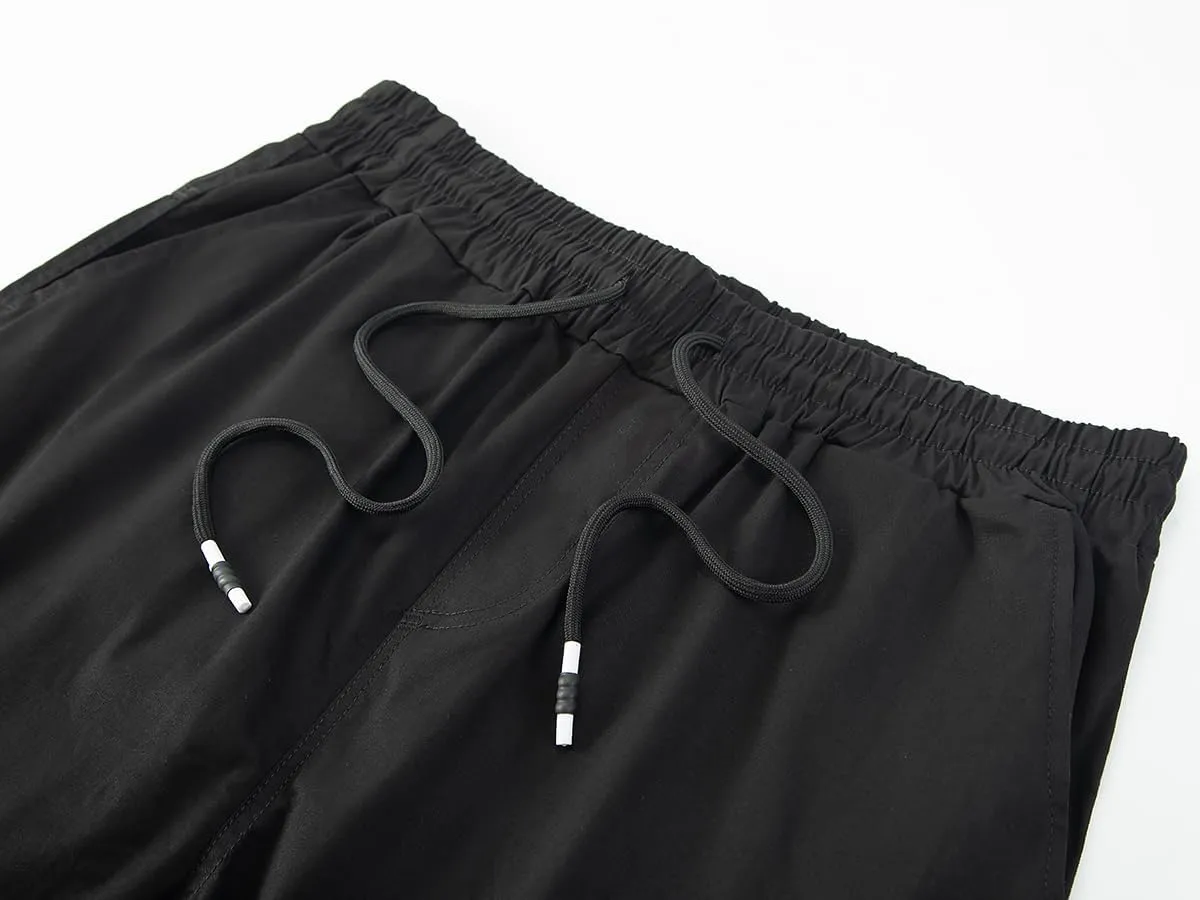 Mens Casual Twill Cargo Shorts Cotton Drawstring Classic Cargo Stretch Short with 6 Pockets