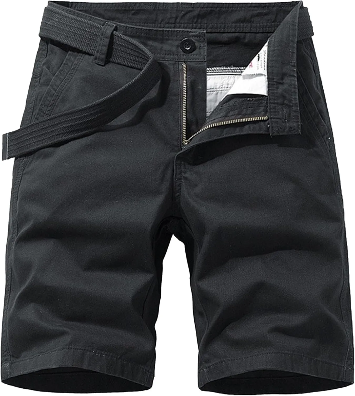 Men's Workout Classic Jean Trunk Multi Pockets Military Cargo Short Pant Slim Fit Cotton Tactical Shorts