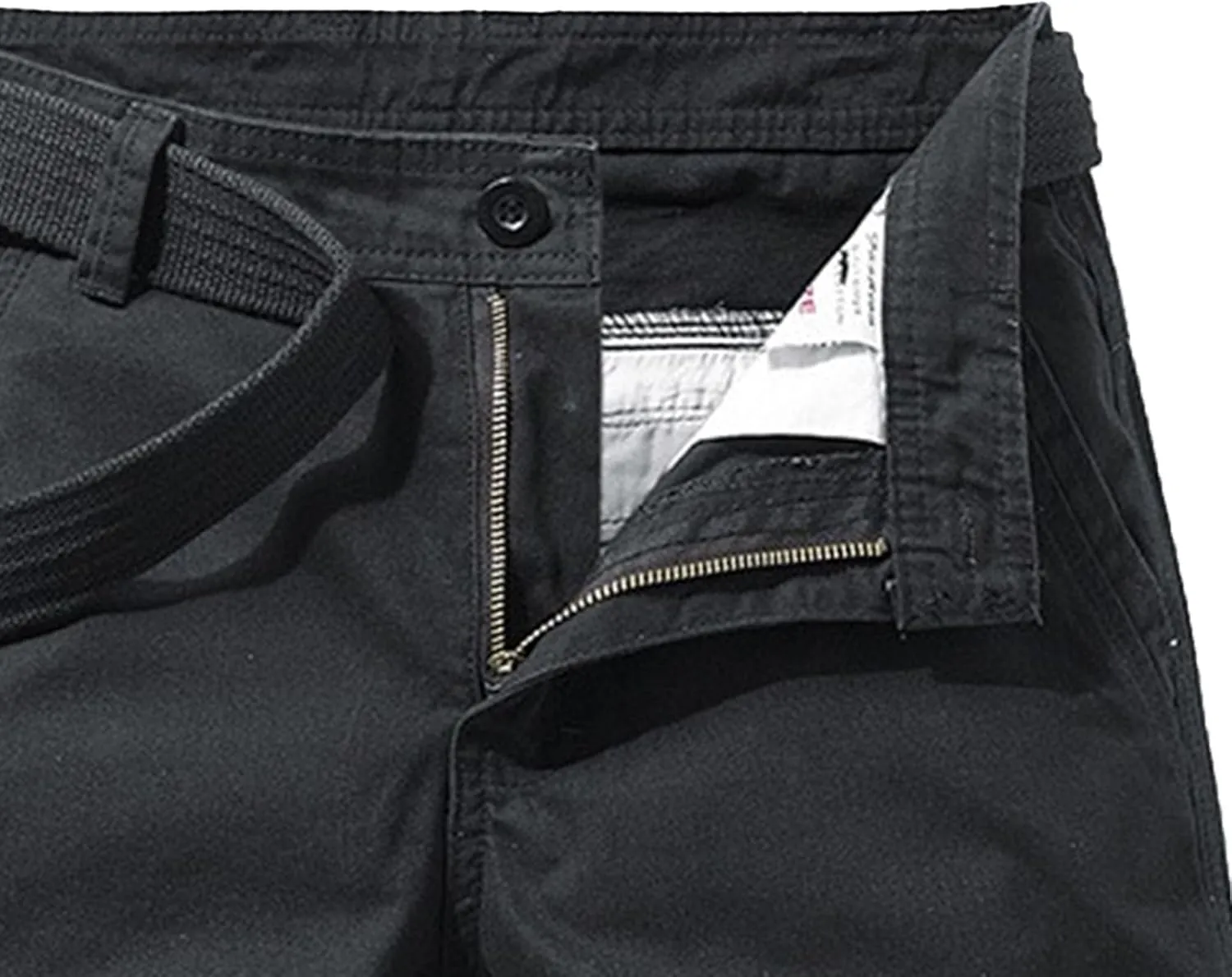 Men's Workout Classic Jean Trunk Multi Pockets Military Cargo Short Pant Slim Fit Cotton Tactical Shorts