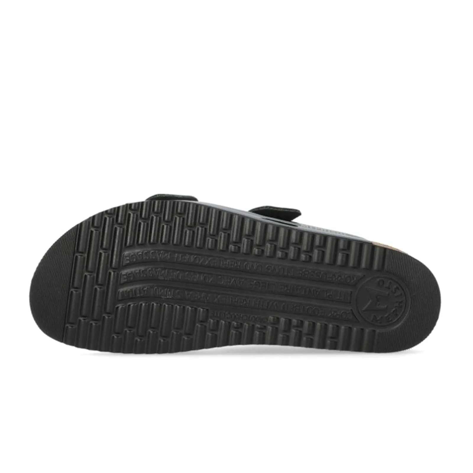 Mephisto Hester Slide Sandal (Women) - Black Vernis Fripe