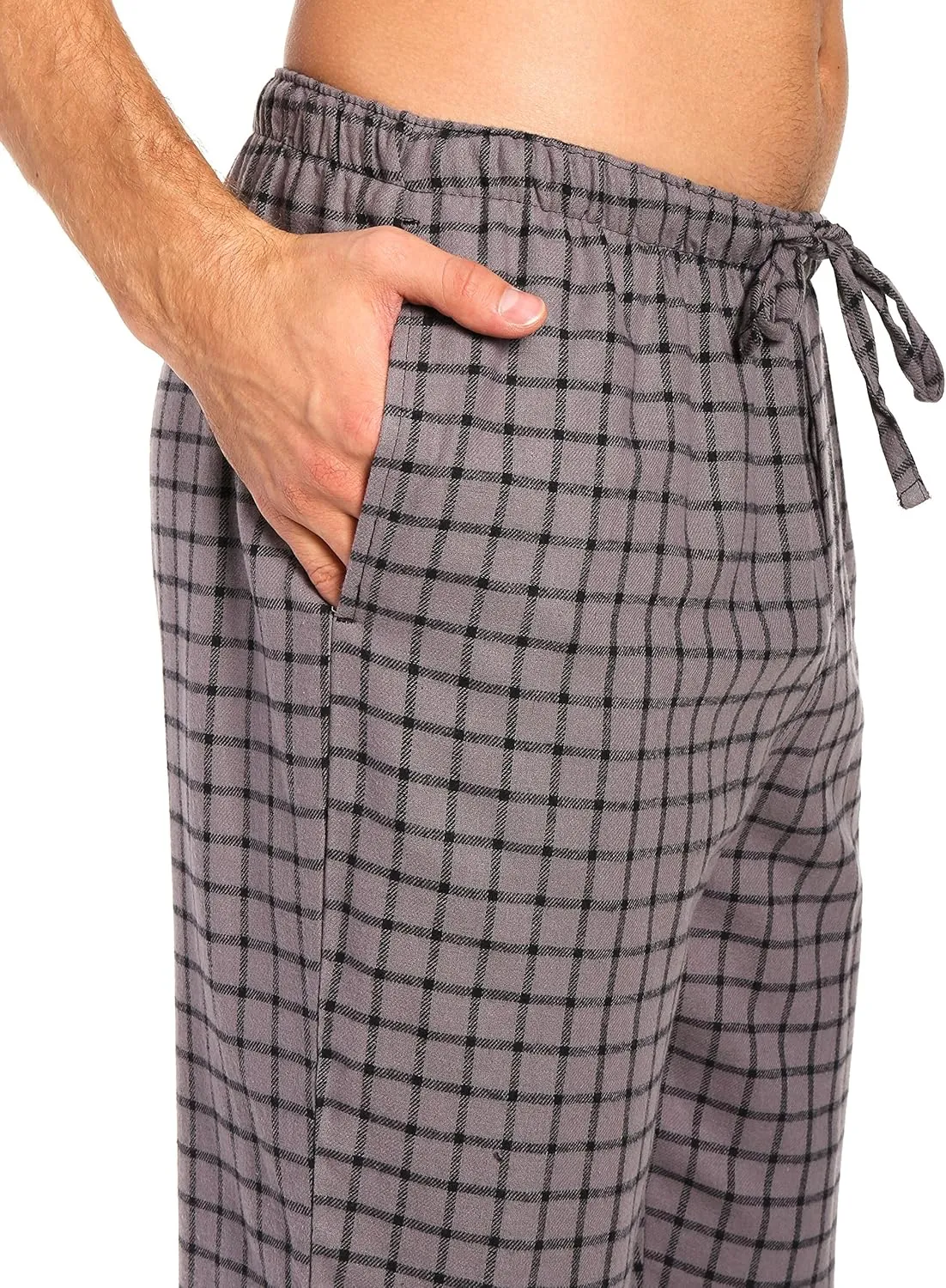 Noble Mount Twin Boat Mens Pajama Pants - 100% Cotton Flannel Mens Lounge Pants