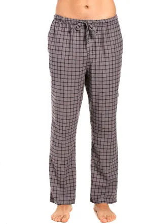 Noble Mount Twin Boat Mens Pajama Pants - 100% Cotton Flannel Mens Lounge Pants