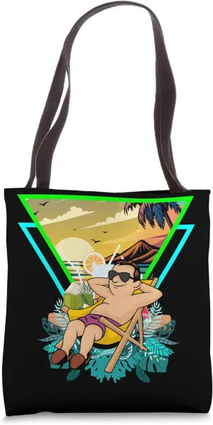 Palm, Beach, Ocean, Chill and Sun Tote Bag