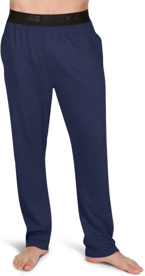 Performance Dry Fit Pajama Pants for Men - Stretch Lounge Pjs with Pockets, Tapered Fit, Solid