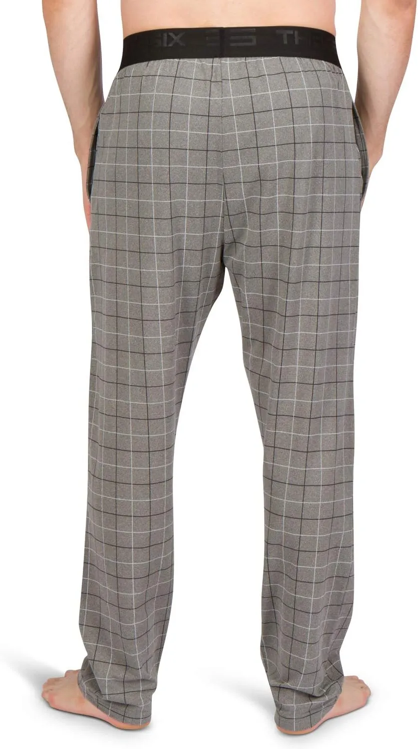 Performance Dry Fit Pajama Pants for Men - Stretch Lounge Pjs with Pockets, Tapered Fit, Solid