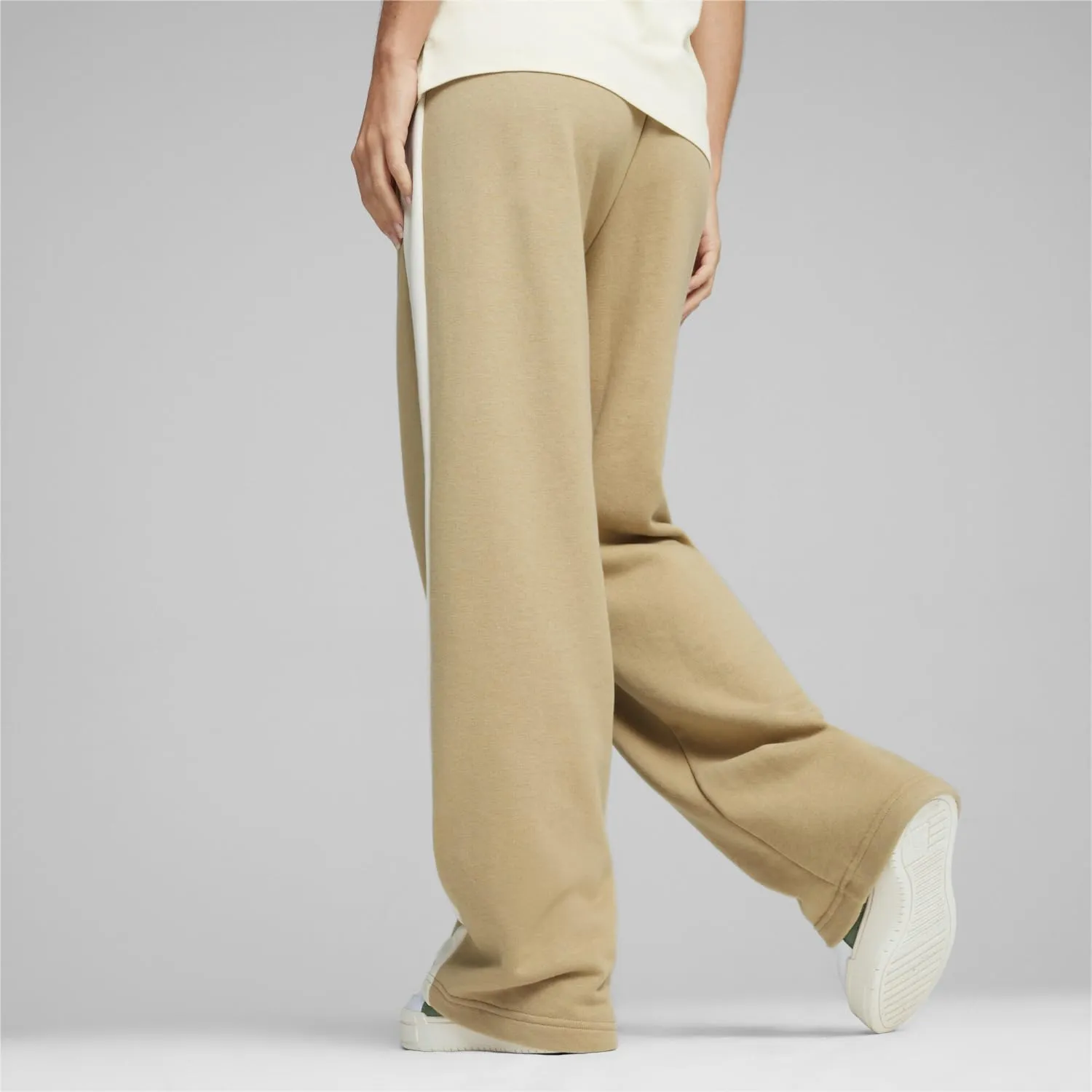 PUMA Women's Iconic T7 French Terry Straight Leg Track Pants