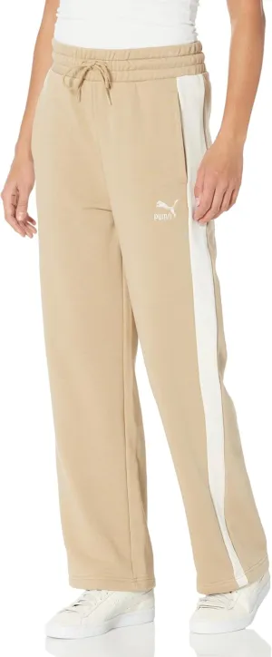 PUMA Women's Iconic T7 French Terry Straight Leg Track Pants