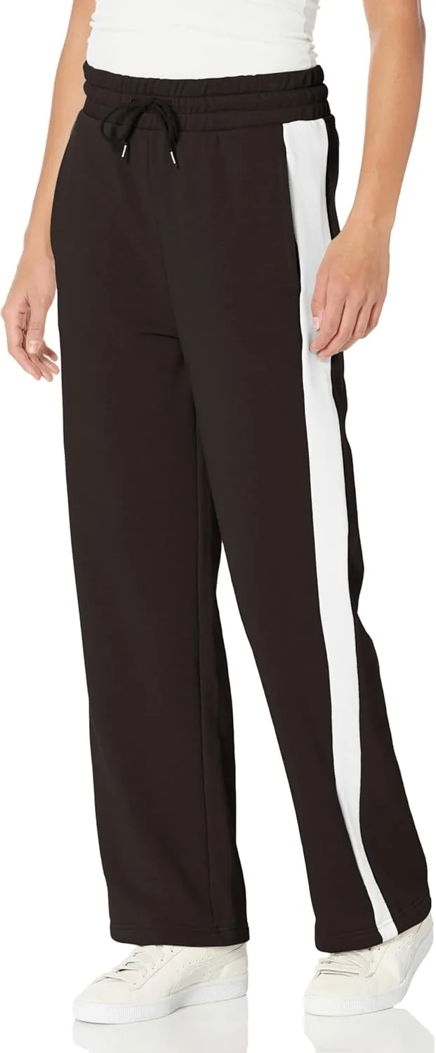 PUMA Women's Iconic T7 French Terry Straight Leg Track Pants
