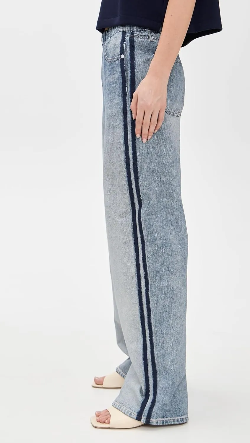 rag & bone Women's Miramar Wide Leg Track Pants
