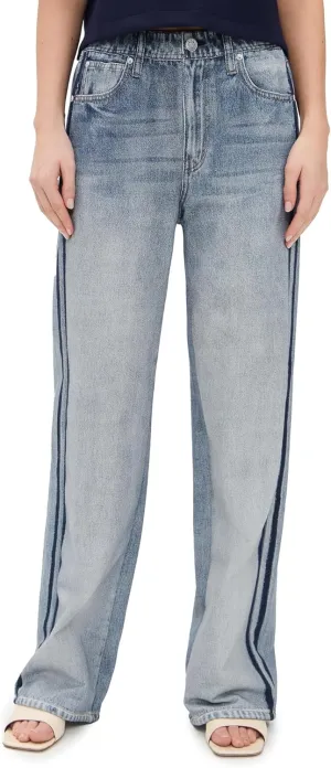 rag & bone Women's Miramar Wide Leg Track Pants