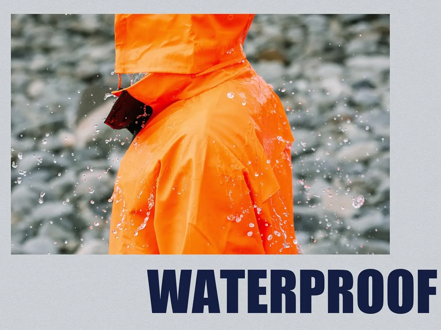Rain Suits Waterproof for Men & Women Heavy Duty Rain Gear High Visibility Reflective Jacket Bib Pants