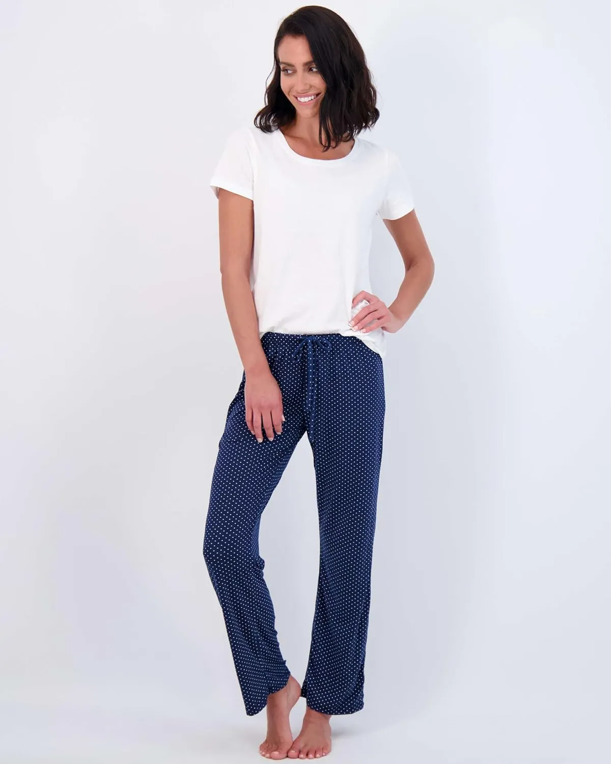 Real Essentials 3 Pack: Womens Ultra-Soft Comfy Pajama Lounge Pants Sleepwear (Available in Plus Size)