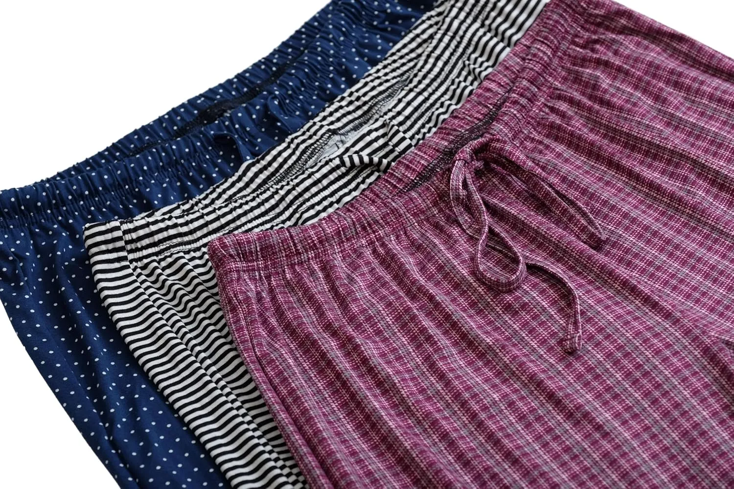 Real Essentials 3 Pack: Womens Ultra-Soft Comfy Pajama Lounge Pants Sleepwear (Available in Plus Size)
