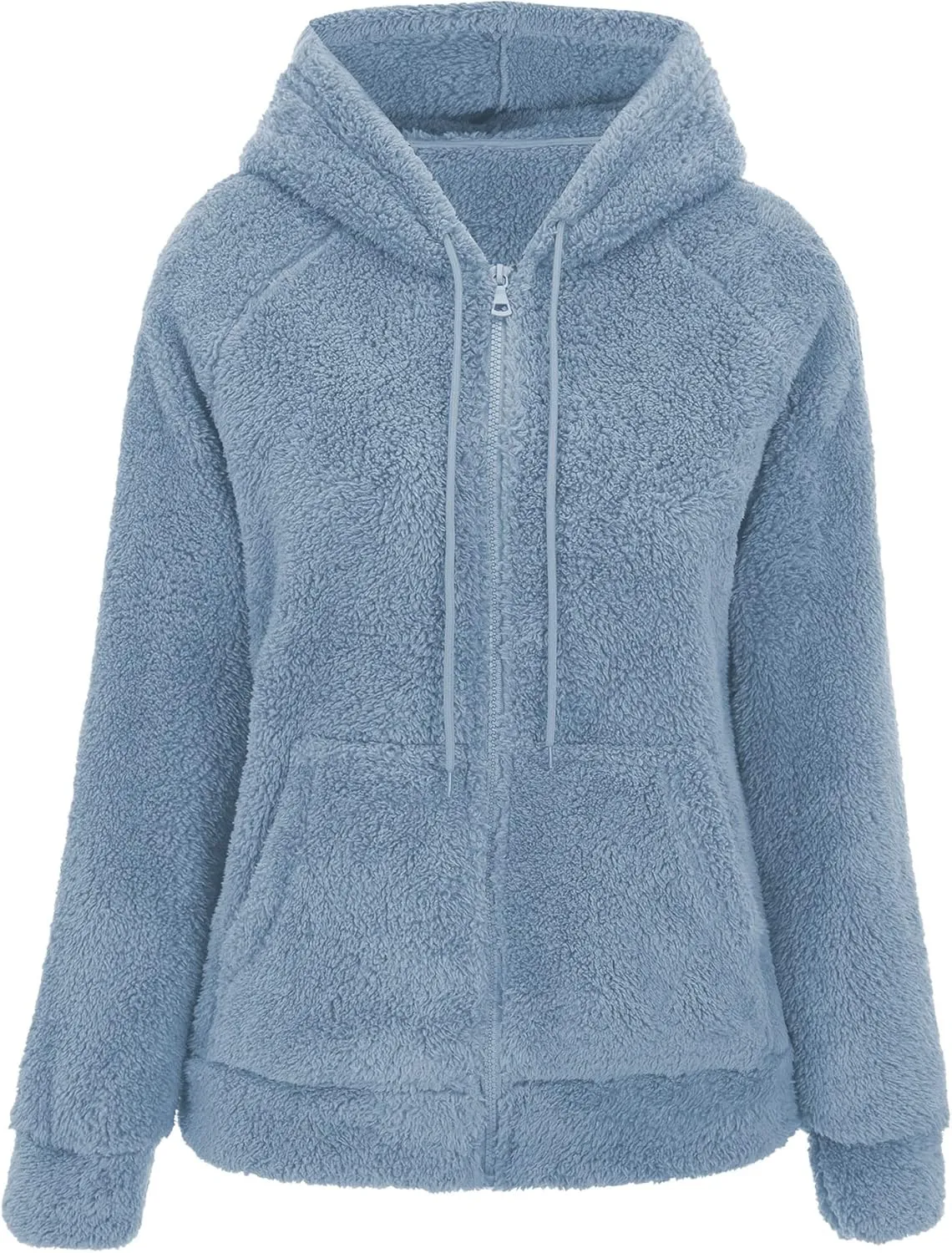 RISISSIDA Women Faux Fur Fleece Lightweight Jacket Spring Fall Transitional Fashion, Cute Thin Coat