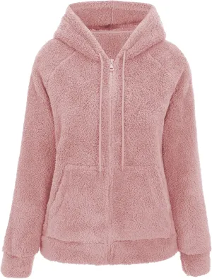 RISISSIDA Women Faux Fur Fleece Lightweight Jacket Spring Fall Transitional Fashion, Cute Thin Coat