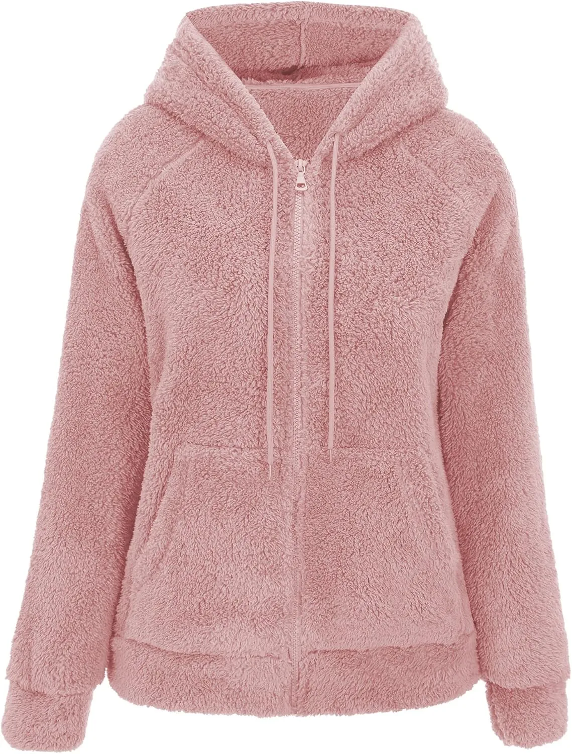 RISISSIDA Women Faux Fur Fleece Lightweight Jacket Spring Fall Transitional Fashion, Cute Thin Coat