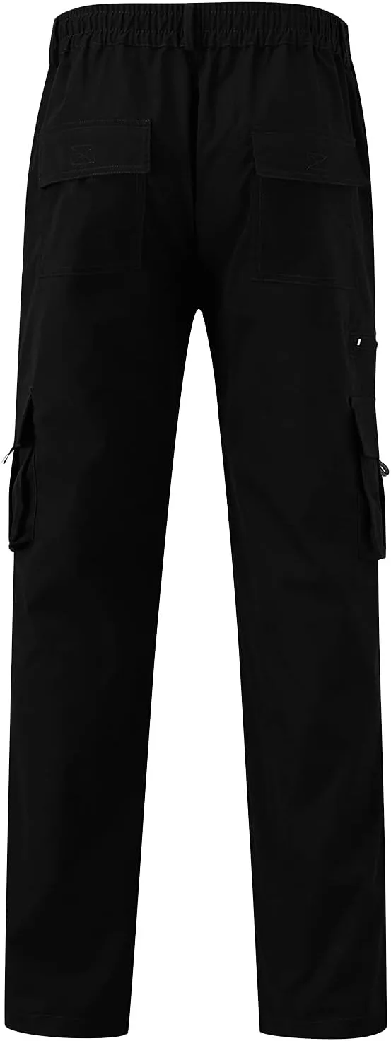 sdbrld Sweatpants For Men Men's Hip Hop Joggers Splice Drawstring Cargo Pants Fashion Hiking Running Sweatpants Trousers