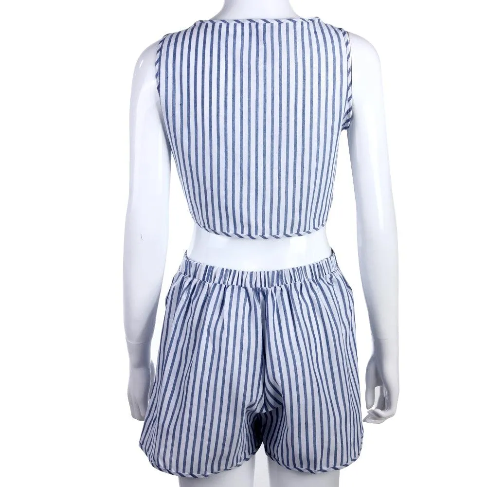 STRIPES ARE RIGHT SHORTS SET