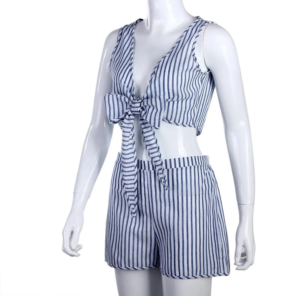 STRIPES ARE RIGHT SHORTS SET