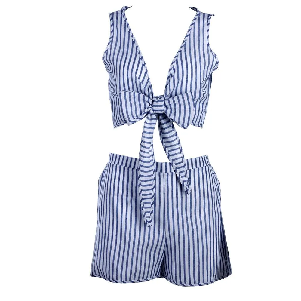 STRIPES ARE RIGHT SHORTS SET