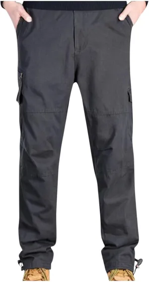 Tactical Pants Mens Lightweight Hiking Pants Water Resistant Military Pant Outdoor Work Cargo Pants Multi-Pocket