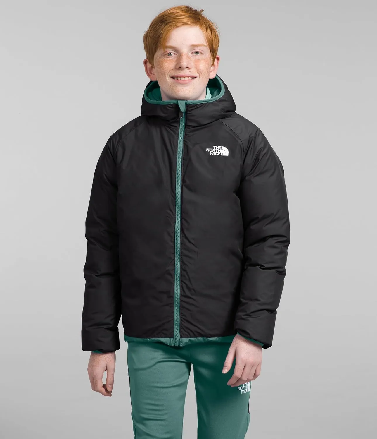 The North Face Boy's Reversible North Down Hooded Jacket (Little Kids/Big Kids)
