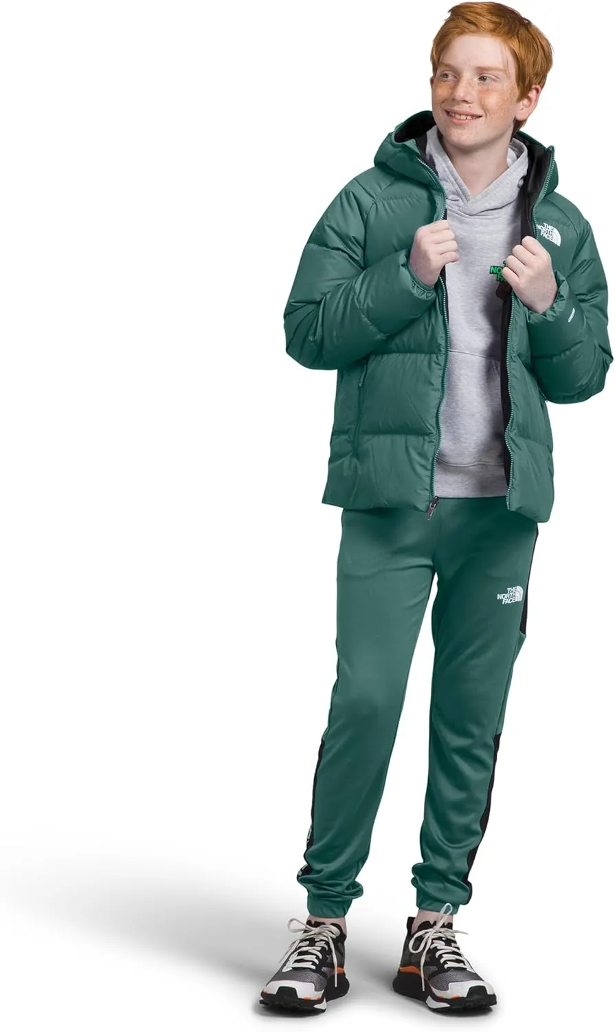 The North Face Boy's Reversible North Down Hooded Jacket (Little Kids/Big Kids)