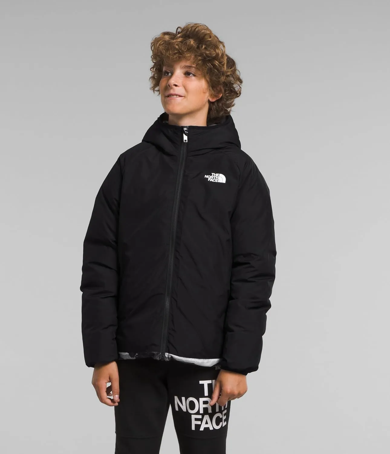 The North Face Boy's Reversible North Down Hooded Jacket (Little Kids/Big Kids)