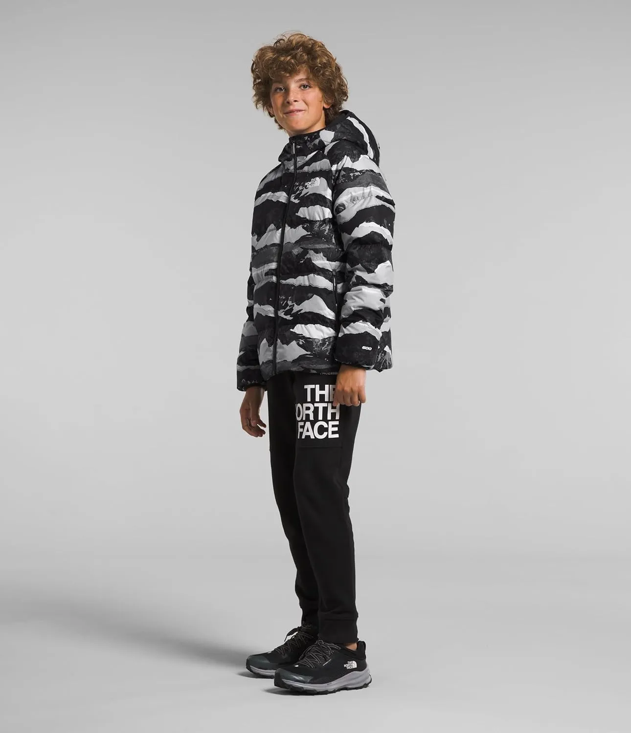 The North Face Boy's Reversible North Down Hooded Jacket (Little Kids/Big Kids)