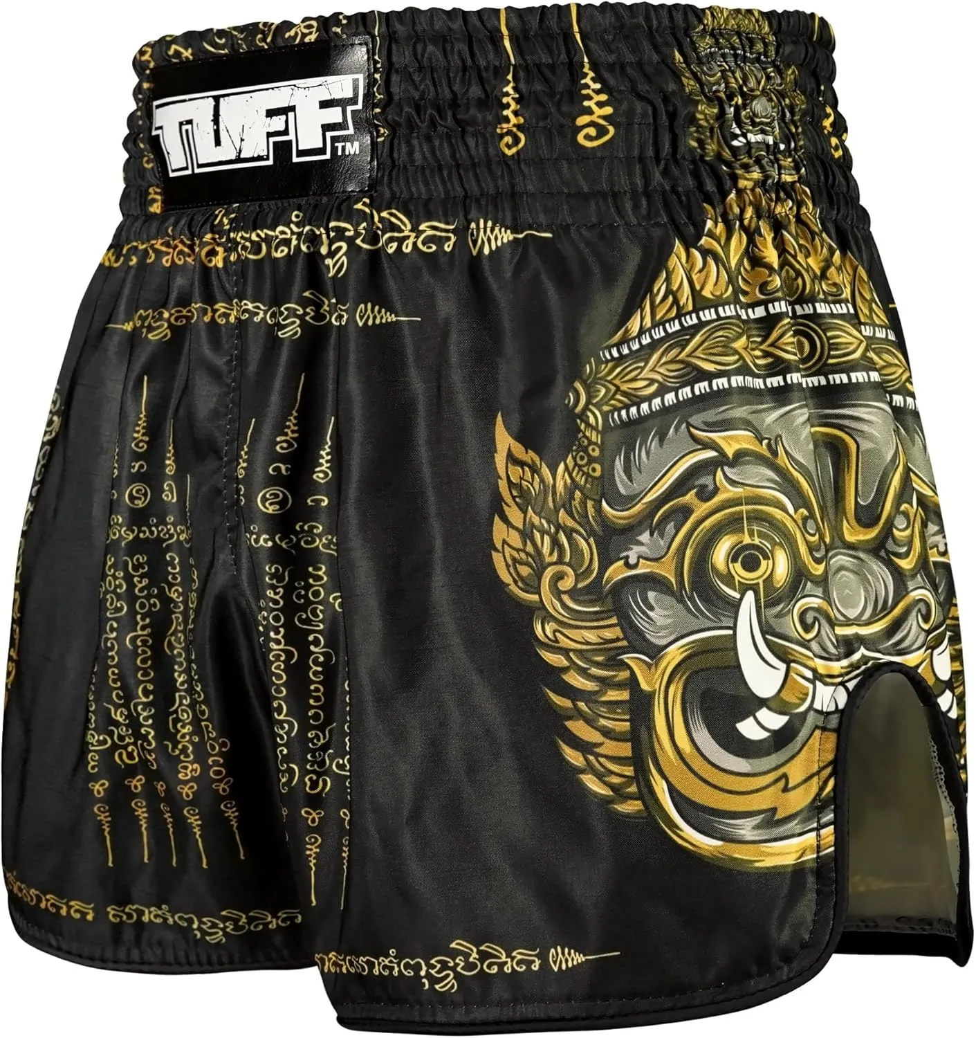 Tuff Sport Muay Thai Boxing Shorts, Retro Styles, Classic Slim Cut, MMA, Kickboxing, Workout Set
